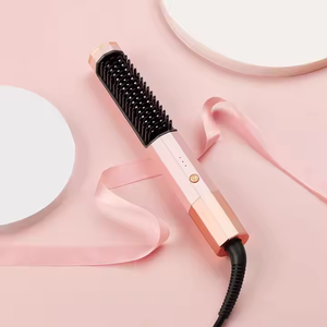 Brosse lissante ionique sans fil à chauffage rapide avec écran LED, alimentée par batterie, pour usage domestique, fer à lisser électrique pour femmes - Product Image 4