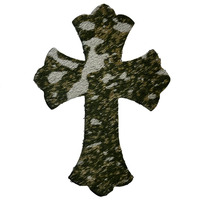 Patch en cuir véritable 5,5*7,8 cm avec étiquette en forme de croix, cuir de cheval pour chaussures et meubles, plusieurs couleurs disponibles