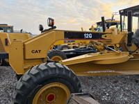 Bon état, 190 CV, haute puissance, matériel routier d'occasion, niveleuse Caterpillar 12G d'origine