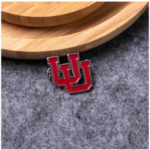 Badges en métal émaillé personnalisés, forme irrégulière, sans nickel, type boucle, badges en résine époxy personnalisés, cadeaux d'affaires - Product Image 5