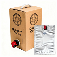 Vente en gros 10L & 20L Sac cubitainer pliable en plastique dans une boîte pour le stockage de l'eau et des liquides