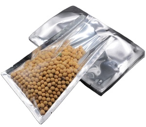 Tùy Chỉnh In Rõ Ràng Cửa Sổ Đứng <span class=keywords><strong>Pouch</strong></span> Pet Con Dấu Nhiệt Đóng Băng Khô Snack Bao Bì Thực Phẩm Gravure In Ấn Nhôm Lá In - Product Image 1