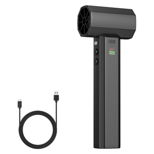 Souffleur d'air sans fil rechargeable 80 000 tr/min, mini ventilateur puissant pour le séchage et le nettoyage des voitures, produits de nettoyage - Product Image 1