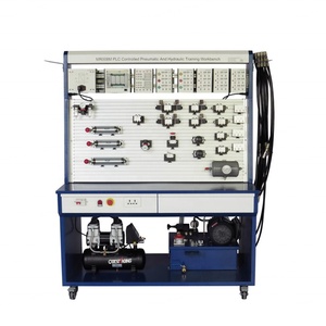 Banco de Pruebas Neumático e Hidráulico Controlado por PLC, Equipo de Entrenamiento Básico para Educación Vocacional - Product Image 1