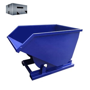 Promotion : Conteneur à déchets métallique écologique à bascule pour chariot élévateur, capacité 0,5-4 m³ - Product Image 1