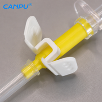 Aiguilles intraveineuses vétérinaires jetables Canpu 22G 24G 20G pour une fixation sécurisée et un accès fluide