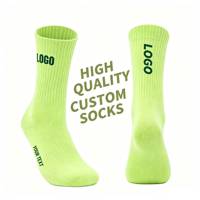 Chaussettes pour hommes avec logo personnalisé, solution d'emballage et de marquage gratuite, chaussettes de sport rétro athlétiques Heather Varsity