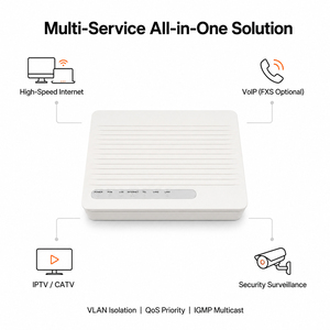 Modem Fibre Optique Huawei HG8120C d'Occasion Prix XPON ONU Reconditionné 1GE + 1FE + TEL GPON EPON X PON ONT ONU pour FTTH FTTX - Product Image 2