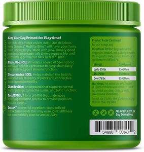 Suplemento OEM para Cadera y Articulaciones para Perros, Glucosamina y Condroitina para Mascotas, Golosinas Masticables Blandas con Etiqueta Privada - Product Image 3