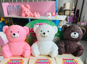 Nouvel Arrivage Lisa : Ours en Peluche Rose <span class=keywords><strong>Squishy</strong></span>, Petit Animal en Peluche, Cadeau Best-seller, Anti-stress, Jouet Mignon à Rebond Lent - Product Image 5