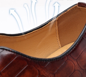 Zapatos informales de cuero para hombre, talla grande, suela gruesa, para correr a diario, puntiagudos a la moda - Product Image 5