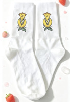 Chaussettes de sport personnalisées à imprimé numérique, respirantes, absorbant la transpiration, tricotées, douces, confortables, unisexes, pour jeunes et adultes, printemps