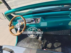 Venta Especial: Auto Turístico Eléctrico Retro Color Borgoña/Negro, Vehículo Turístico Vintage de 8 Plazas para Lugares Turísticos - Product Image 4