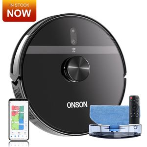 Onson หุ่นยนต์เลเซอร์อัจฉริยะอัจฉริยะ, เครื่องดูดฝุ่นอัจฉริยะเชื่อมต่อด้วยเรดาร์เชื่อมต่อ WIFI - Product Image 1