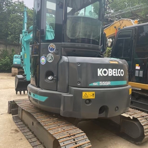 Excavadora de cadenas Kobelco Sk55Srk de 5.26 toneladas con cucharón de excavación de 0.21m³ de capacidad, equipo de construcción usado. - Product Image 3