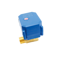 Vanne à boisseau sphérique motorisée électrique en laiton 2 voies 12V 24V 220V, commande automatique mini, DN8 DN15 DN20 DN25 DN32