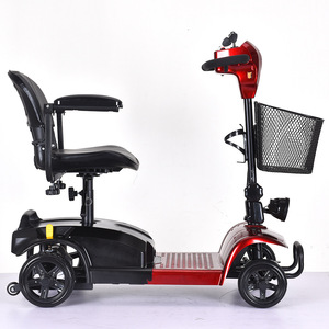 รถสกู๊ตเตอร์ไฟฟ้าไอชิคัง รุ่น X-02T สีแดง 4 ล้อ แบตเตอรี่ 12Ah ระยะทาง 15 กม. สำหรับผู้พิการ - Product Image 1