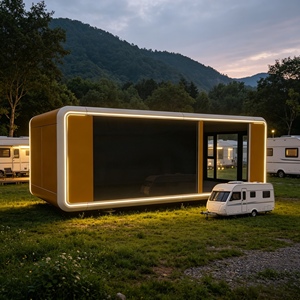 2026 Maison conteneur mobile économique, bâtiment modulaire préfabriqué intégré, Apple Cabin P3 pour hôtel extérieur, bar, design moderne - Product Image 1