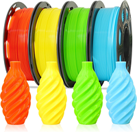 Filament PLA+ GreenTech 1,75 mm, Filament d'imprimante 3D PLA Plus, Précision dimensionnelle +/- 0,02 mm, Bobine de 1 kg, Filament d'impression 3D