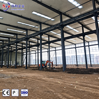 Construcción de Almacenes de Acero de Primera Calidad, Estructura de Acero, Anticorrosión, Bajo Costo