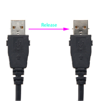 Kabel Data Kecepatan Tinggi USB 2.0 AM ke BM dengan Konektor Khusus