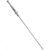 Lance d'échantillonnage manuelle autoclavable de précision pour laboratoire, mini-échantillonneur de poudre à flux libre, sans danger pour les aliments