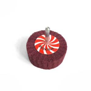 Discos Abrasivos de Láminas No Tejidas Rojos con Ejes de 1/4 de Pulgada Compatibles con Todos los Taladros, Grano 80 - Product Image 4