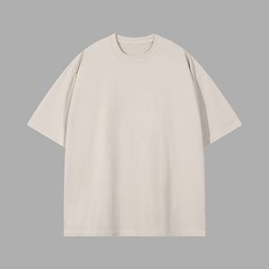 Tシャツバルクプレーンコットン特大メンズTシャツカスタムロゴヘビー級240 GSMアシッドウォッシュヴィンテージ高級ブランド - Product Image 1