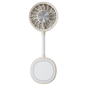 Ventilador de mano recargable por USB, compresa fría, magnético, mini ventilador de refrigeración plegable con flujo de aire de 360 grados para viajes al aire libre. - Product Image 1