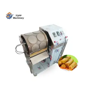 小型煎饼roti chapati制作机全自动迷你春卷包装纸煎饼煎锅制作机
