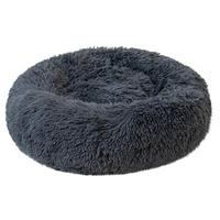 Coussin Apaisant Anti-Anxiété Orthopédique pour Chien – Lit d'Hiver Moderne en Peluche Douce, Rond et Portable, Lavable, pour Usage Intérieur