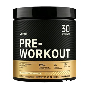 Coreal Pre Workout <b>Creatine</b> <b>Monohydrate</b> Beta-Alanine Powder 300g for Adult Muscle Building Energy Not for Pregnant Women - Product Image 1