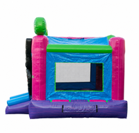 Château gonflable papillon coloré commercial pour enfants, idéal pour la location événementielle