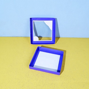 Hộp in ấn tùy chỉnh sang trọng nắp và cơ sở các tông màu trắng giấy Glossy Cmyk có thể gập lại sô cô la bao bì hộp với cửa sổ nhựa - Product Image 3