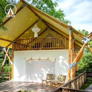 Carpas de Safari Glamping de lujo con estructura de madera de 5x9M para acampar en vacaciones y hoteles para acampar en familia - Product Image 2