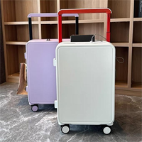 Valise à bagages avec une large poignée continuer avec serrure approuvée par la TSA sac de voyage léger avec roues pivotantes valise PC
