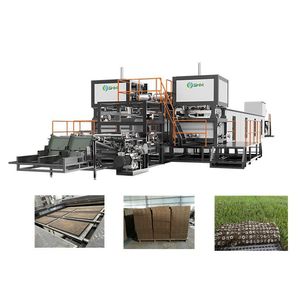 Machine à fabriquer des bacs à semis en <span class=keywords><strong>paille</strong></span> de riz automatique biodégradable en Chine, prix de la machine à fabriquer des bacs à semis - Product Image 4