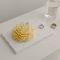 Großhandel Pfingstrose Blumen form Souvenir Kerze handgemachte Duft Geschenk Blume Duft kerze