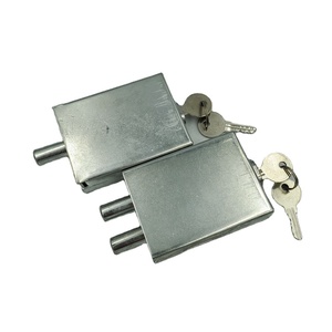 <span class=keywords><strong>Fer</strong></span> Acier Simple Double Pin Crazy Lock Porte de sécurité Petite serrure de porte avec 1 broche ou 2 broches - Product Image 4