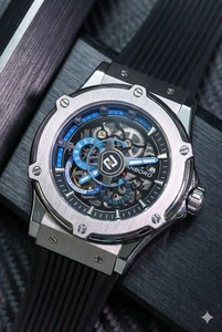 HANBORO 2026 Montre Automatique Steampunk Squelette Style Industriel Tendance pour Homme avec Verre – Cadeau - Product Image 6