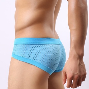 Slip Uomo in Modal a Rete Traspirante, Modellante, a Vita Bassa, Sexy e Confortevole, <span class=keywords><strong>Taglie</strong></span> <span class=keywords><strong>Forti</strong></span>, <span class=keywords><strong>Boxer</strong></span> ODM all'Ingrosso - Product Image 2