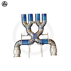 Escape de titanio CSZ para <span class=keywords><strong>Mclaren</strong></span> <span class=keywords><strong>720S</strong></span> actualizado a tubo recto de escape trasero de eje estilo 765LT - Product Image 2