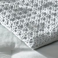 Couette en coton biologique gaufré mosaïque, très douce et confortable, pour lit, vente en gros, nouveauté 2026, très populaire