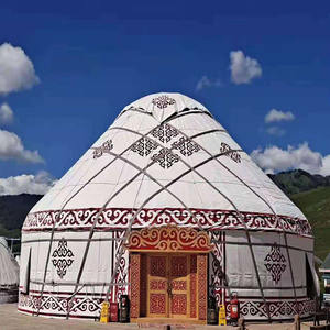 Yurte kazakh de 8 m à vendre, toile en toile non décolorante pour l'extérieur, tente yurte mongole - Product Image 5