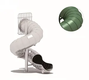 Phụ Tùng Ngoài Trời Ống Bể Bơi Nhà Chơi Trẻ Em Bằng Nhựa Lớn Cho Sân Chơi Cầu Trượt Nước Bằng Thép Không Gỉ - Product Image 2