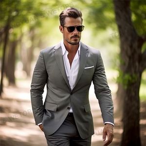 <strong>Safari</strong> Men's <strong>Suits</strong> Business Party Groom Performance Prom Casual Tailored 2Pcs <strong>Suit</strong>. - Product Image 3