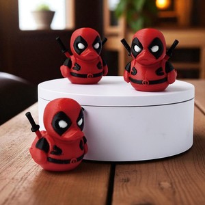 Juguetes Divertidos de Pato Deadpool Impresos <span class=keywords><strong>en</strong></span> 3D de Vashine, Materiales Ecológicos PLA, Juguetes Creativos, Decoración del Hogar, Regalo para Niños - Product Image 1