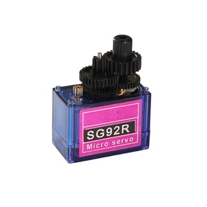Micro <span class=keywords><strong>servo</strong></span> SG92R <span class=keywords><strong>9g</strong></span> 4.8-6V avec engrenages en nylon et fibre de carbone, moteurs en plastique, pièces DIY pour avions RC, hélicoptères, remplace le <span class=keywords><strong>SG90</strong></span> - Product Image 4