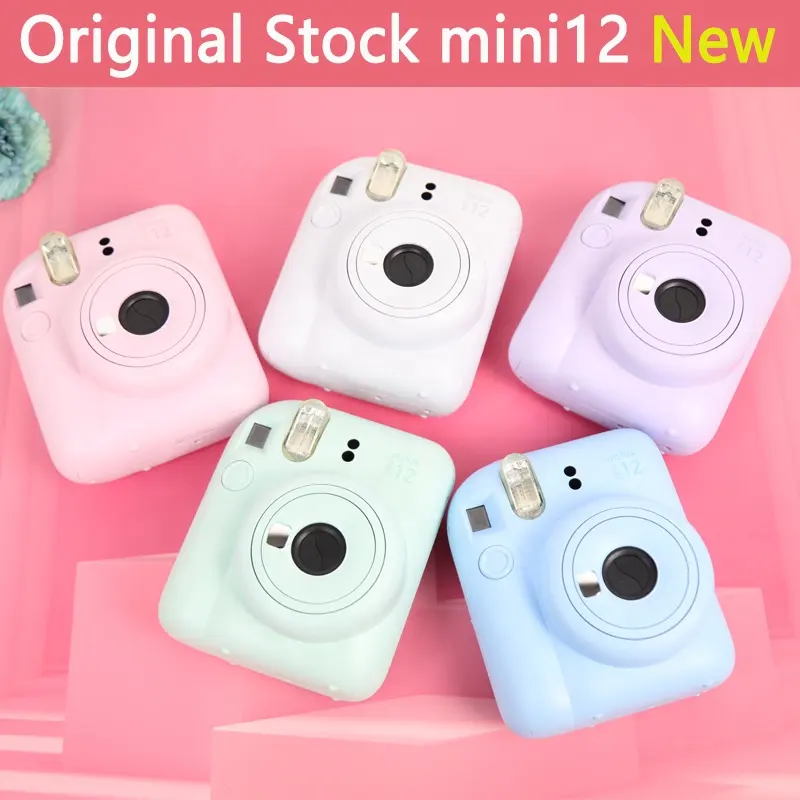 بيع بالجملة/البيع بالتجزئة fujifilm instax mini 12 نسخة ترقية كاميرا فورية من instax mini11 5 ألوان