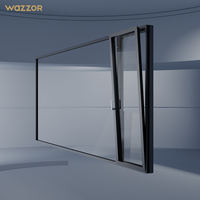 Ventanas Abatibles de Aluminio con Aislamiento Térmico y Eficiencia Energética, Estilo Moderno para Villas, Marca Wazzor